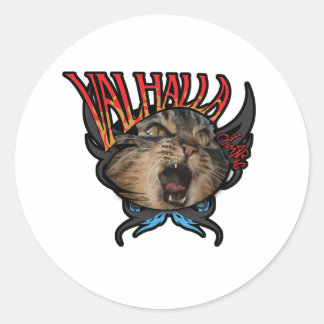 Valhalla Runder Aufkleber