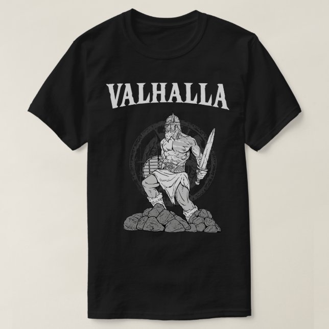 Valhalla Viking Norse T-Shirt (Design vorne)