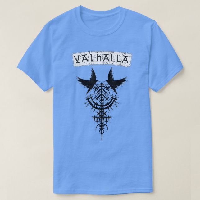 Valhalla Warriors Berserker Vikings Odin Ragnar 13 T-Shirt (Design vorne)