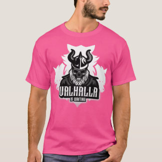 Valhalla Warte Wölfe Odin-Krieger sagen T-Shirt