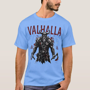 Valhalla Wikinger-Krieger Streetwear-Kunst – Nordi T-Shirt