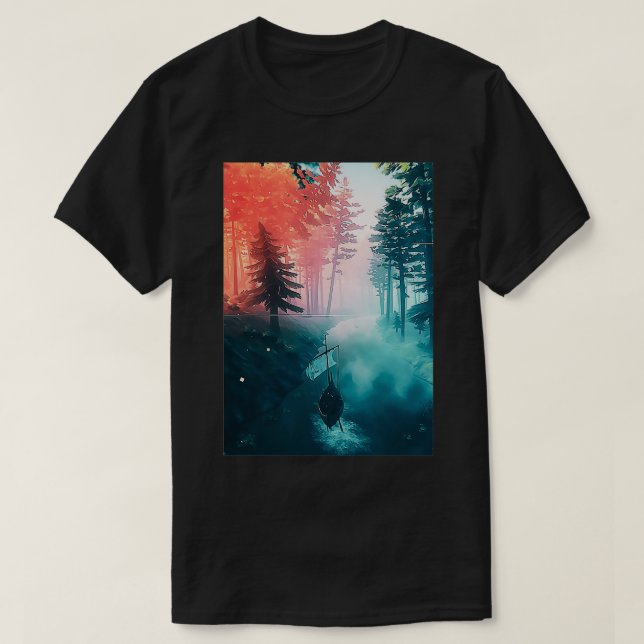Valheim Segelposter T-Shirt (Design vorne)