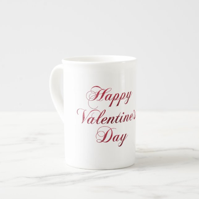 Valinetine-Day-Tasse Prozellantasse (Vorderseite Links)