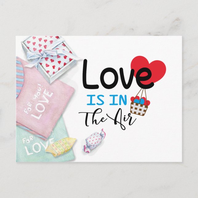 Valintinstag Postkarte (Vorderseite)