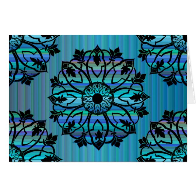 Valium-Scheiben-Blau-Karte (Vorderseite (Horizontal))