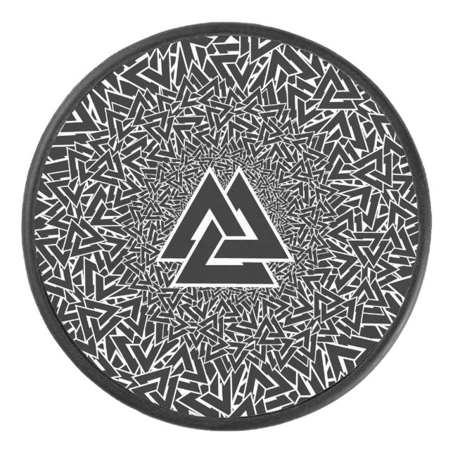 Valknut Eishockey Puck (Vorderseite)