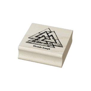Valknut Gummistempel