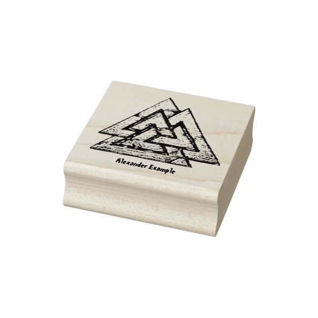 Valknut Gummistempel (Stempel)