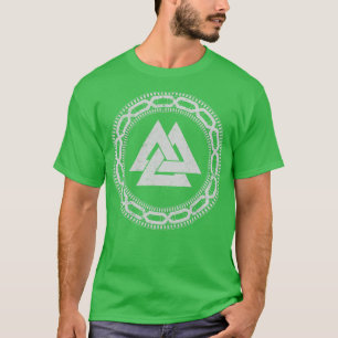 Valknut Nordische Runen Wikinger Nordmänner Mythol T-Shirt