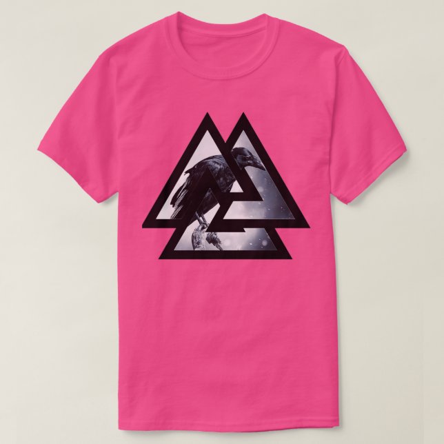 Valknut oder Knoten des Todes T-Shirt (Design vorne)
