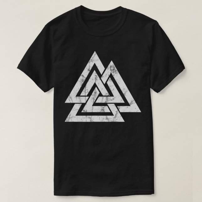 Valknut, Odin, keltischer Knoten, Vikking, Norse,  T-Shirt (Design vorne)