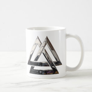 Valknut - silber kaffeetasse