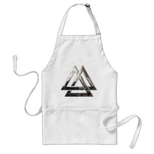 Valknut - silber schürze