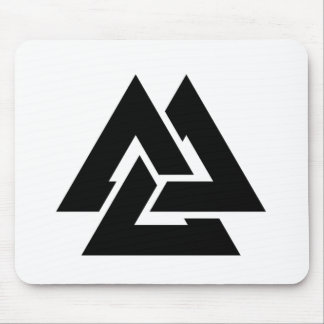 Valknut Symbol triquetra Mousepad