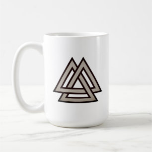 Valknut-Symbolvariante Kaffeetasse