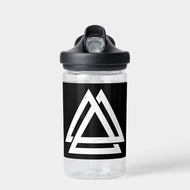 Valknut Viking Trinkflasche (Vorne)