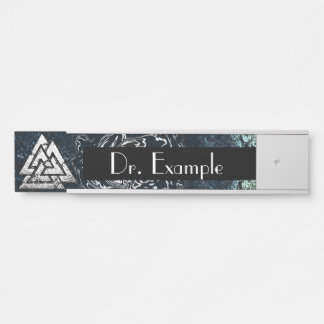 Valknut~ (Wavy) Türschild