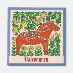 Valkomen, Schweden, Text bearbeiten Magnet