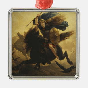 Valkyrie, 1865 (Öl auf Leinwand) Ornament Aus Metall