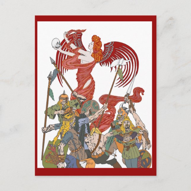 Valkyrie Fire Postcard Postkarte (Vorderseite)