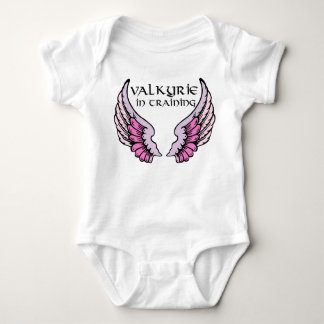 Valkyrie in ausbildenrosa baby strampler