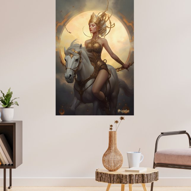 Valkyrie Sigrún Poster (Wohnzimmer 3)