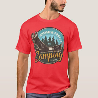 VALKYRIE SOMMER WALDCAMPING-SAISON Junge T-Shirt