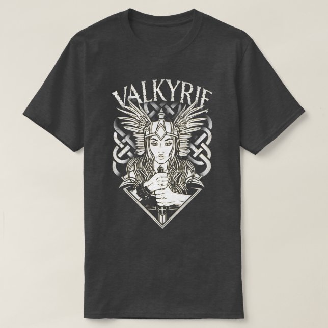 Valkyrie Valhalla Mythology Nordic Viking Sh T-Shirt (Design vorne)