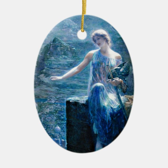 Valkyrie Vigil Keramik Ornament (Vorne)