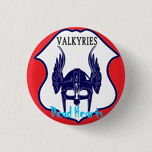 Valkyries - tote Herzromane Button (Vorderseite)