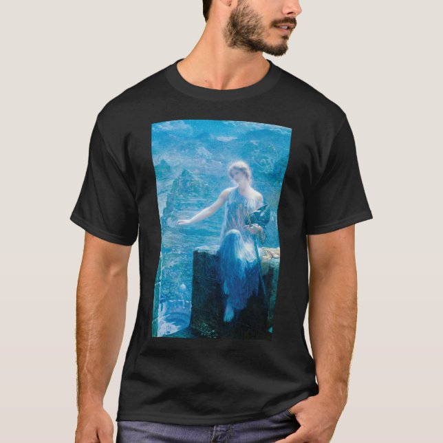 Valkyrie's Vigil von Edward Robert Hughes T-Shirt (Vorderseite)
