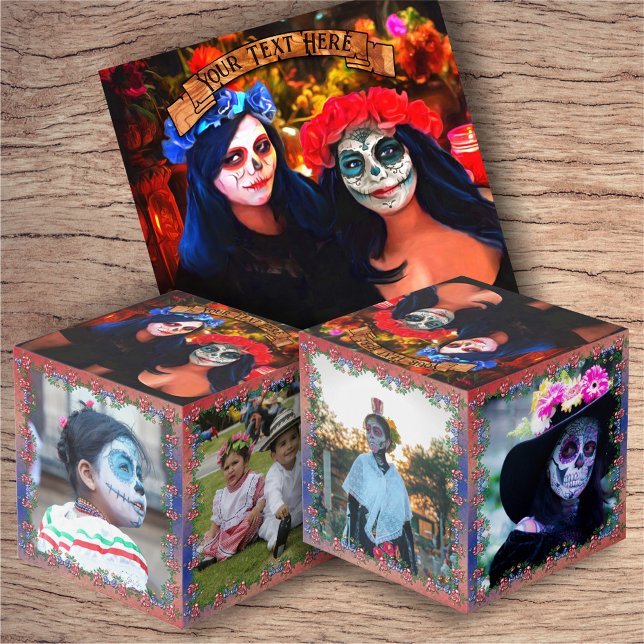 Vallarta Catrinas mit Blume & Kerzen 1718 Würfel (Von Creator hochgeladen)