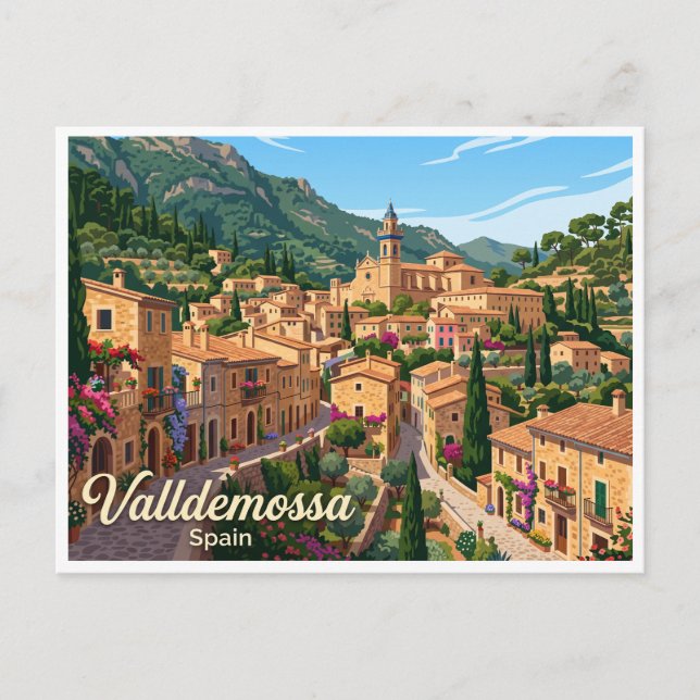 Valldemossa Spanien Postkarte (Vorderseite)