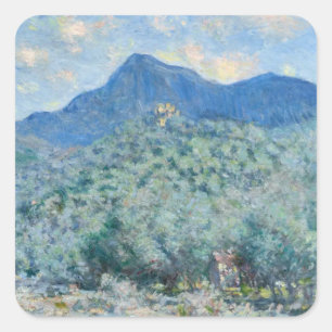 Valle Buona, bei Bordighera (1884) Claude Monet Quadratischer Aufkleber