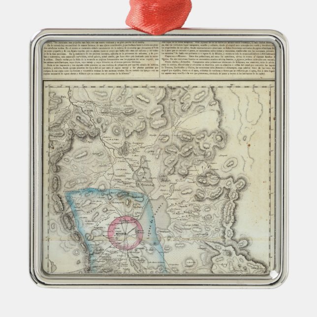 Vallede Mexiko, Mexiko Ornament Aus Metall (Vorne)