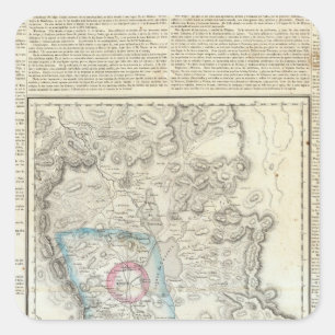 Vallede Mexiko, Mexiko Quadratischer Aufkleber