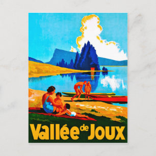 Vallée de Joux, Sommer in der Schweiz, Retro Postkarte