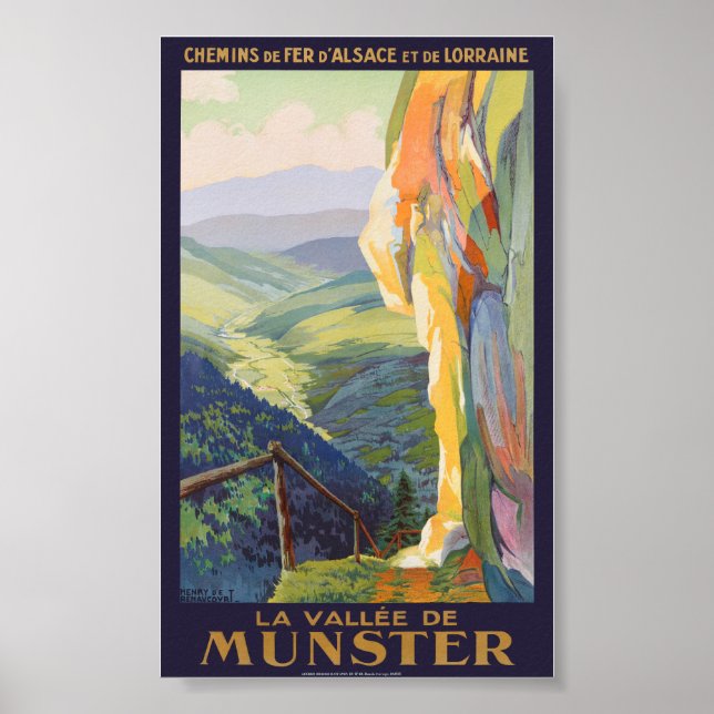 Vallée de Munster Vintage Poster 1925