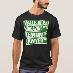Vallejo, Ca (Zeitschriften-St., Zitronen-St., T-Shirt