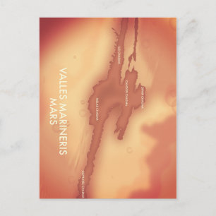 Valles marineris Mars Karte