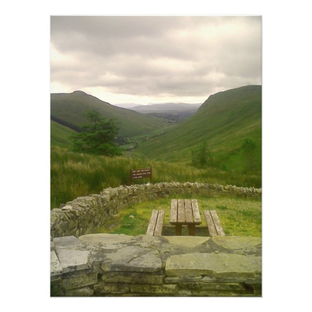 Vallesicht Fotodruck (Vorne)