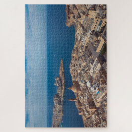 Valletta City Seascape Malta Luftfotografie Puzzle