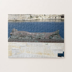 Valletta Malta, die zum zweiten Weltkrieg gehörte. Puzzle