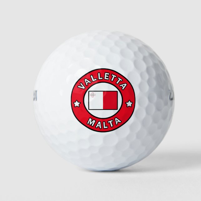 Valletta Malta Golfball (Vorderseite)