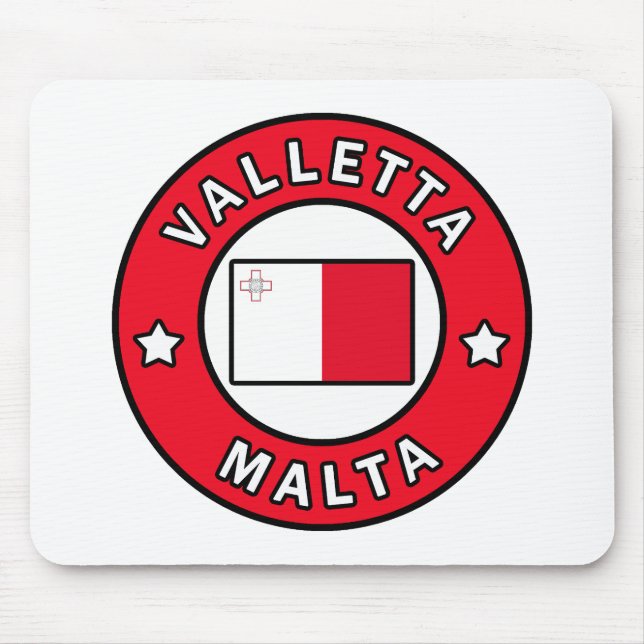 Valletta Malta Mousepad (Vorne)