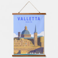 Valletta Malta Reisen Vintage Kunst