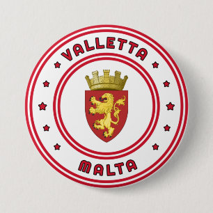 Valletta-Wappen, Malta Button