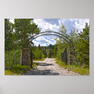 Valley Brook Friedhof Eintritt, Breckenridge, Colo Poster
