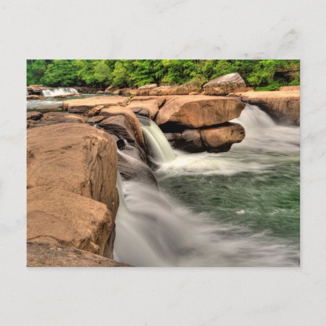 Valley Falls Staat Park, West Virginia Postkarte (Vorderseite)