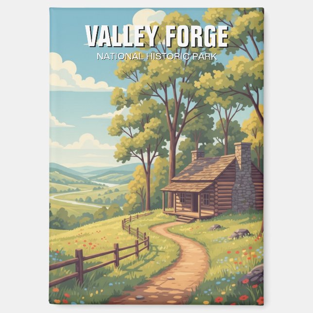 Valley Forge National Historic Park Travel Magnet (Vorderseite)